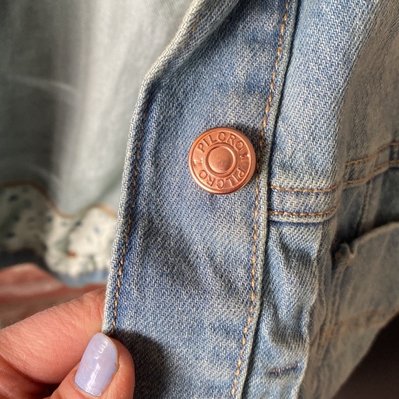 🆕 Anthropologie Pilcro Comeback Boyfriend Denim Jacket - Picture 4 of 12